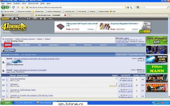 avem un nou forum pe 4tuning  
-fiecare membru sa dea join in grup ozn racing team(cn nu stie:tre sa