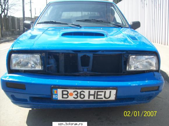 si o mica lucrare facuta ieri. o prelungire capota si reparatie bara golf. asta a vrut omu asta iam